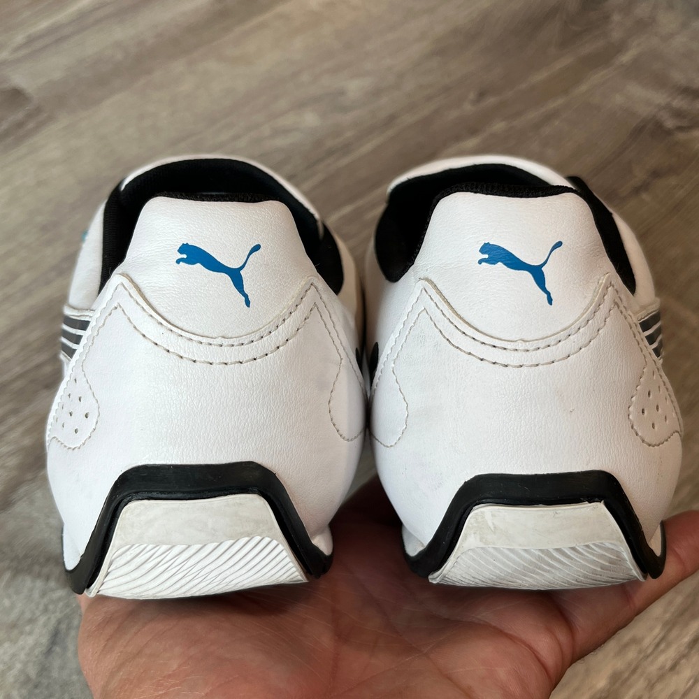 Puma Redon Move White Black Blue Motorsport Driving Shoes 185999-06 Size M 11.5 - Picture 5 of 8